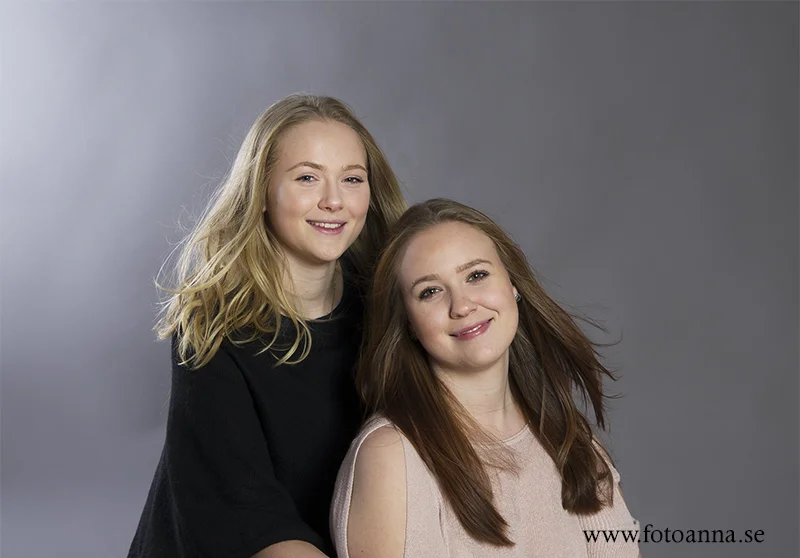 syskonfotografering studio FotoAnna Trosa