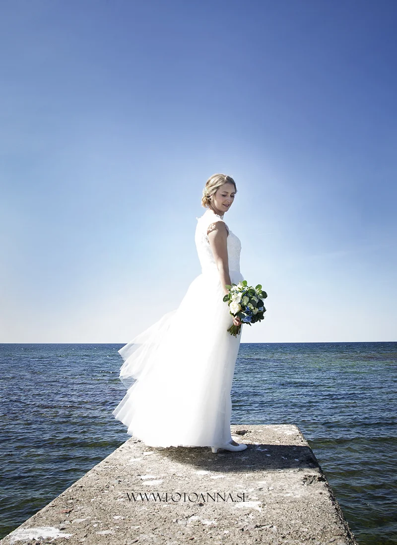 Bröllopsfoto Tofta Gotland