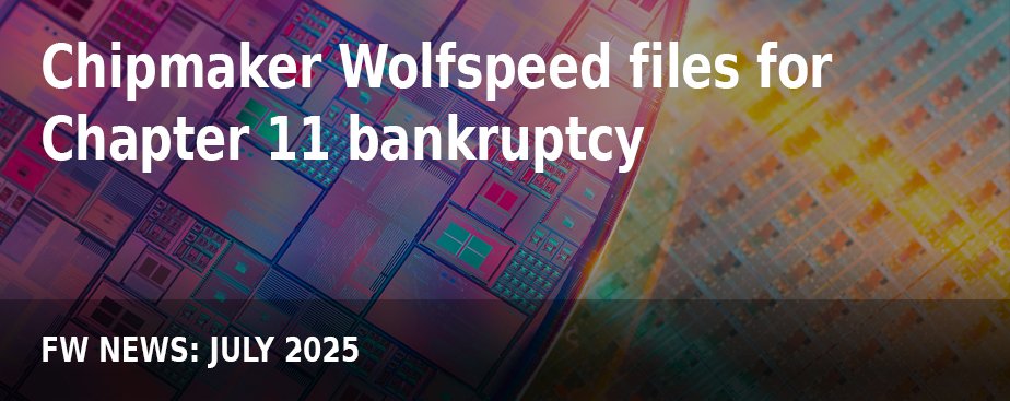 FW NEWS_July25_Chipmaker Wolfspeed files for Chapter 11 bankruptcy.jpg