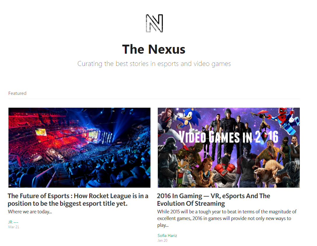 The Nexus - 2016 In Gaming ; VR, eSports And The Evolution Of Streaming