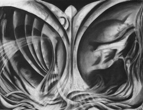 Release - 48 x 60 - Charcoal on Paper