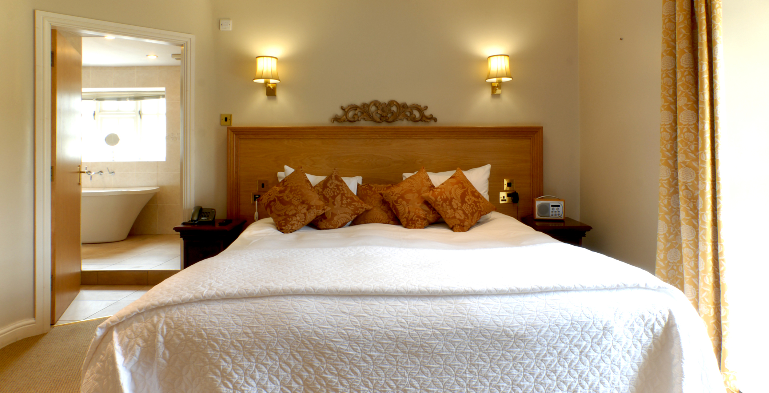 The bridal suite at Losehill House Hotel and Spa