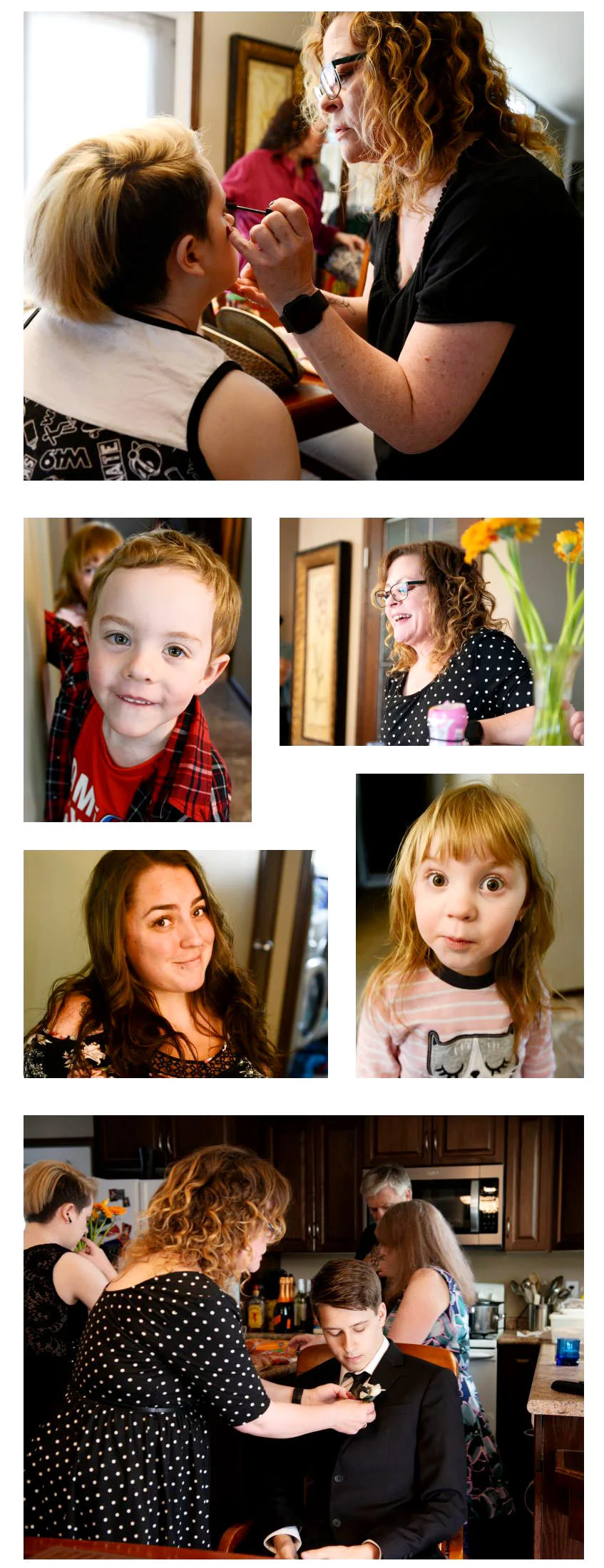 Getting ready for a Grad takes quite a bit of time… and effort… Having a big family helps a lot!