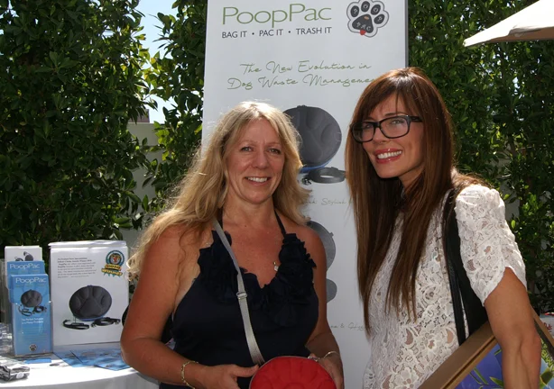 Krista Allen 'LA Complex' checks out PoopPacs Dog Walkers Case