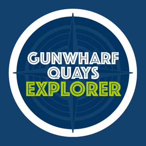 Become a Gunwharf Explorer... Starfish was asked by Gunwharf Quays to create a fun map and accompanying stickers for their new children's Historic Trail. Once they have collected their pack, children can explore the site and find the artefacts illustrated on the stickers. Once they are all placed correctly on the map this is then traded in for treasure! Whilst the scheme is free, any donations to Gunwharf's local charity partner, Hampshire and Isle of Wight Air Ambulance would be much appreciated and we obviously had to add a helicopter into the illustration.