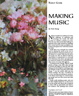You can still get this magazine article by going to: https://www.aotw.com/#/artist/112 Nov/Dec issue 2011