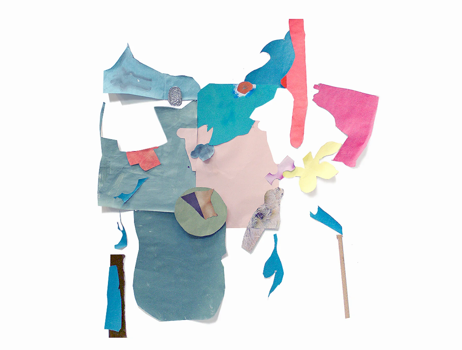 Moby Dick #1 2016, cut paper wall installation, 56" x 48"