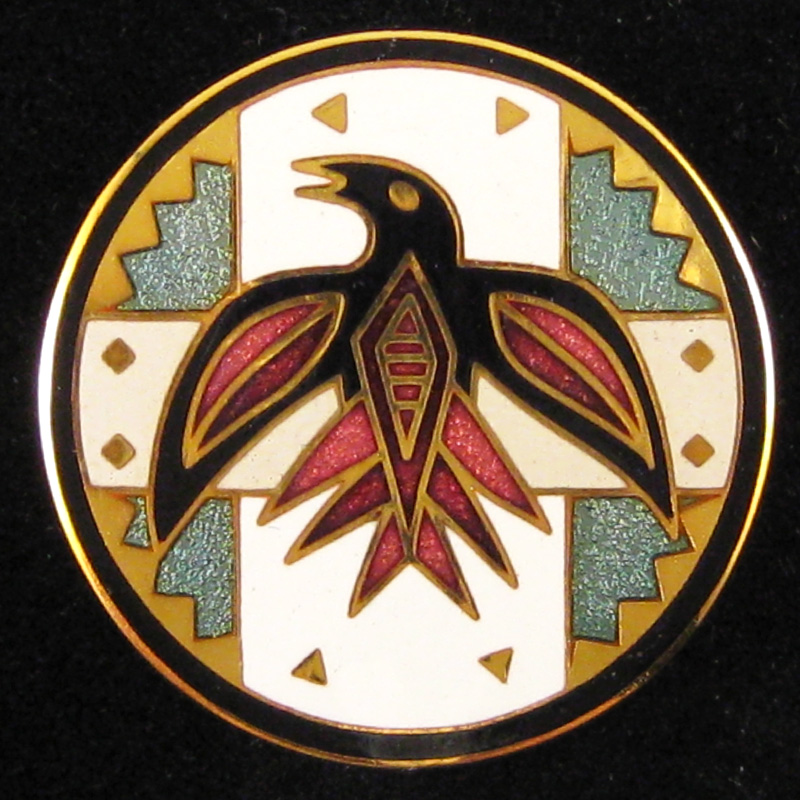 Circling Raven - Front - Red