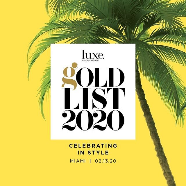 We are excited to be in Miami to celebrate and be awarded @luxemagazine #GoldList2020. 
Thank you to our clients, contributors, and all of the hard work from the team at ASAI. Thanks @pamelajaccarino !
__________________________________
#luxemagazine