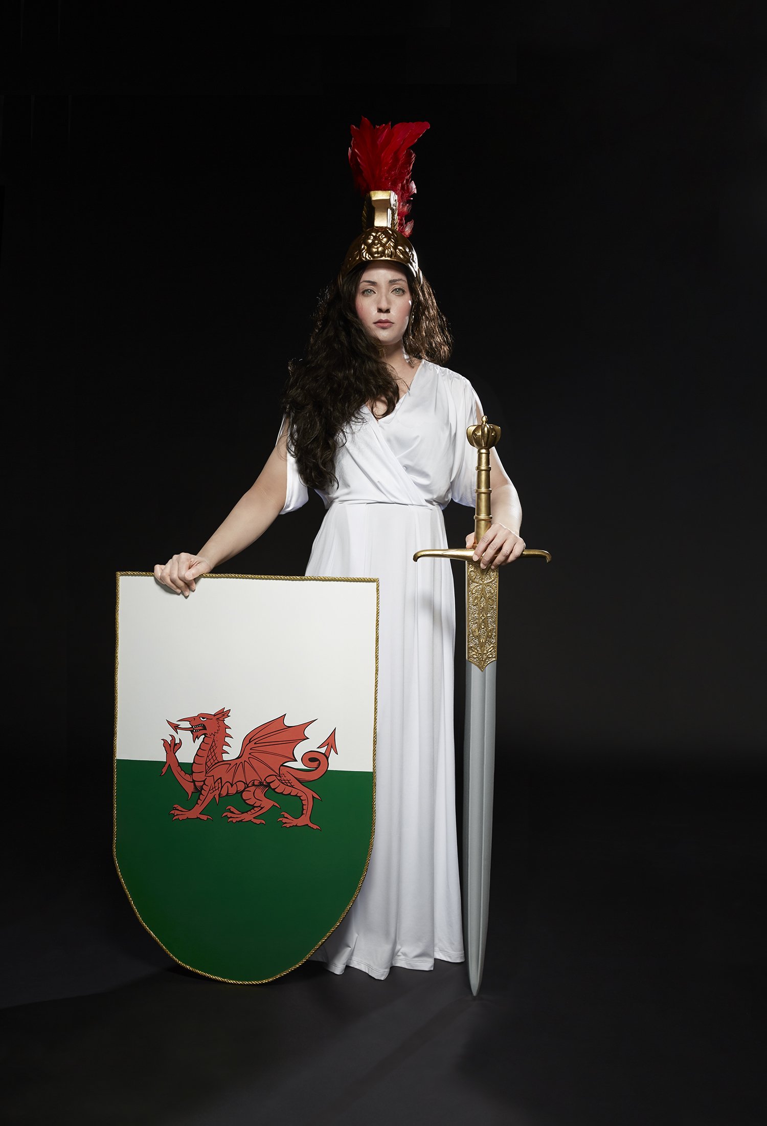 Mam Cymru - Dame Wales (Wales), from the Pour La Victoire series,