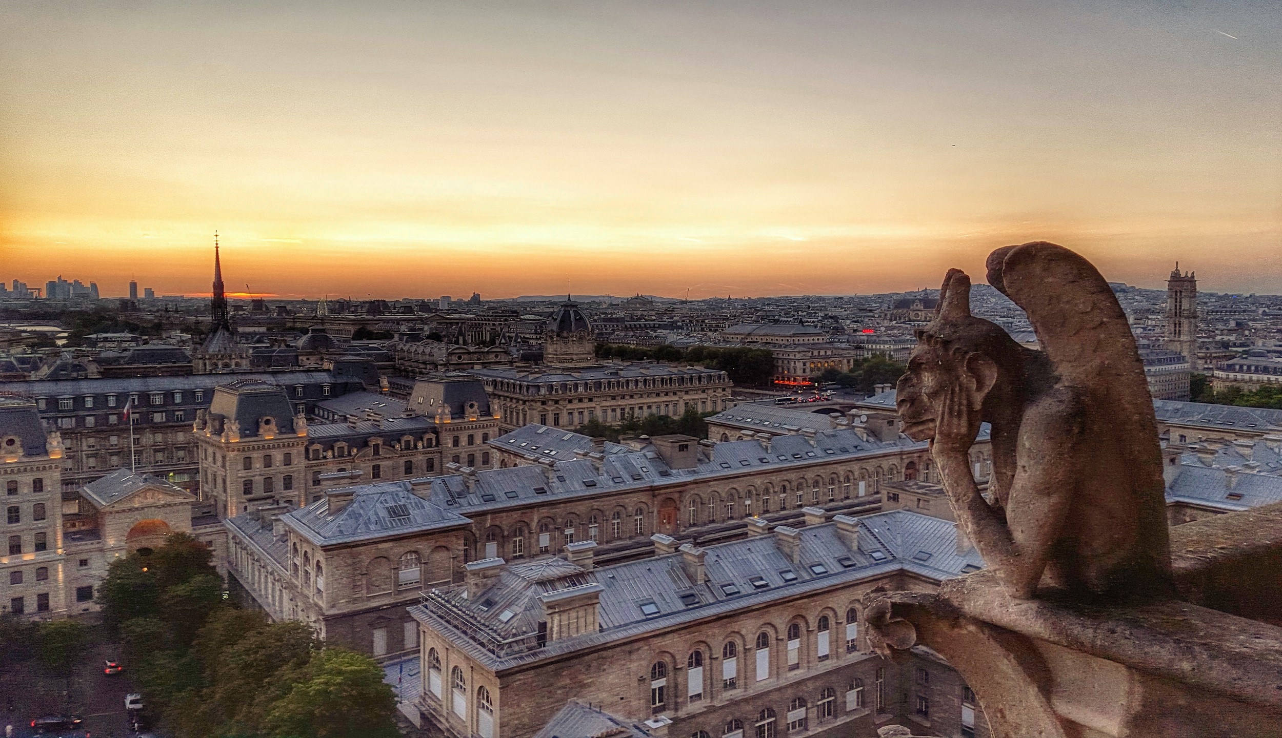 Sunset, Notre Dame - Paris
