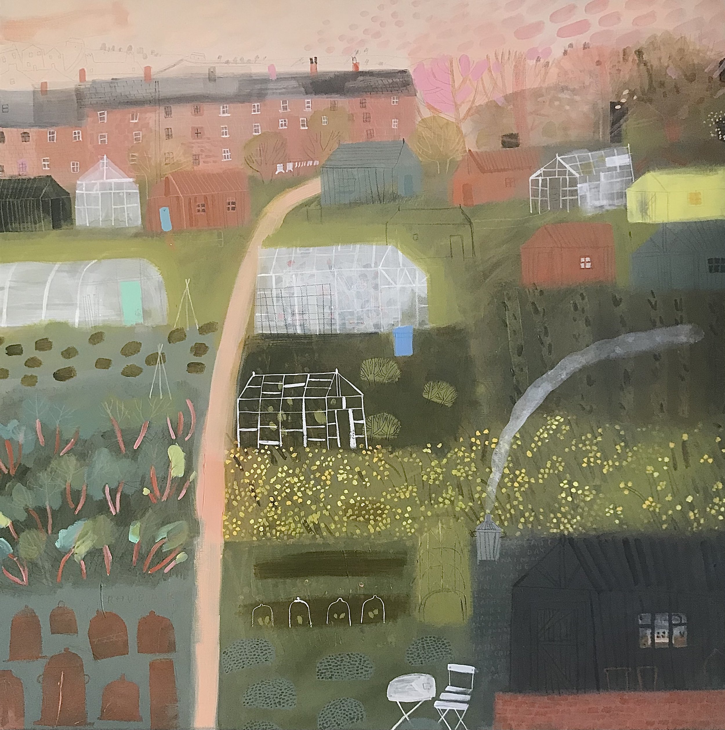 Sundown at The Allotment