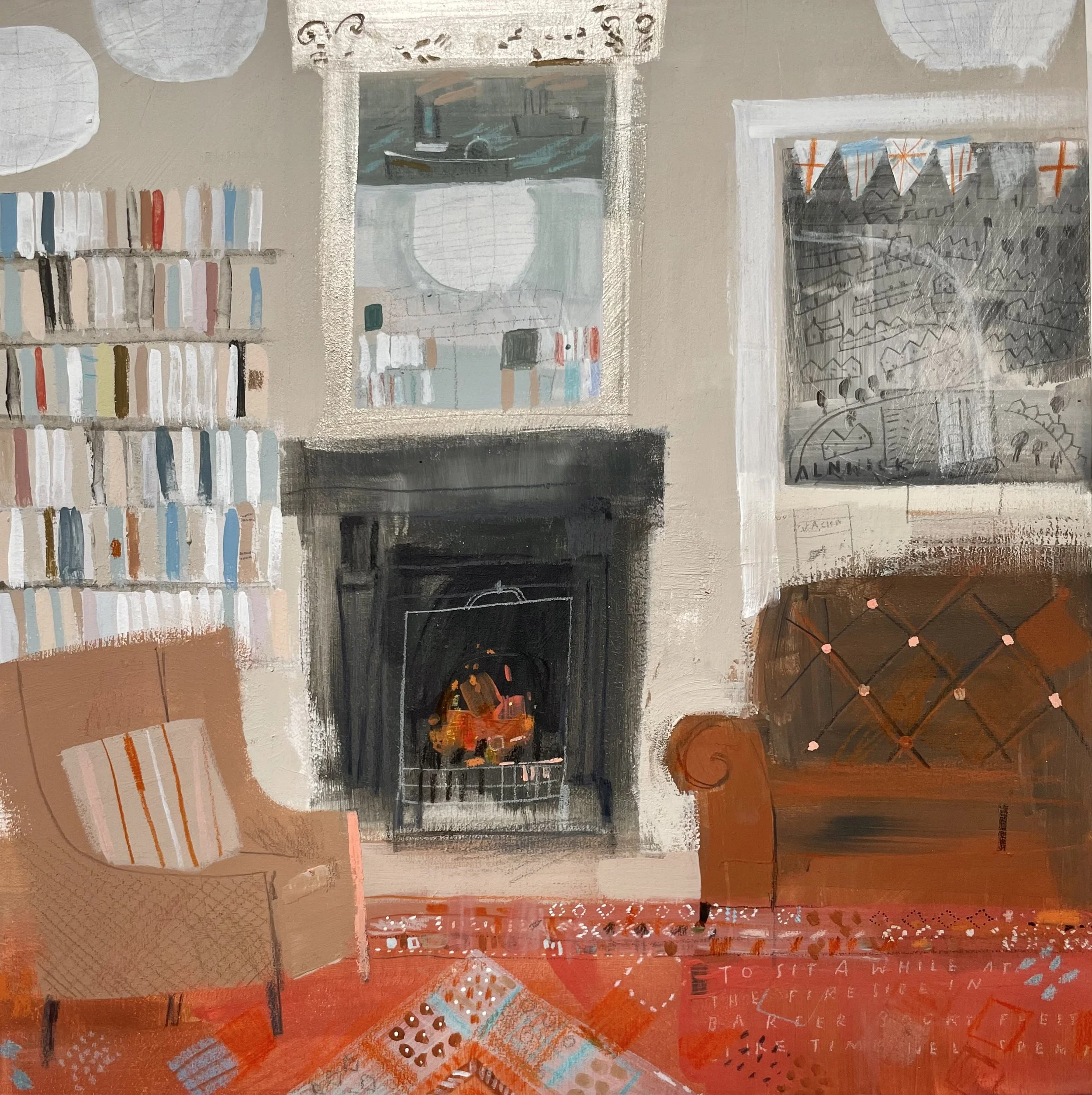 Book and a Ruddy Fire Await . Barter Books