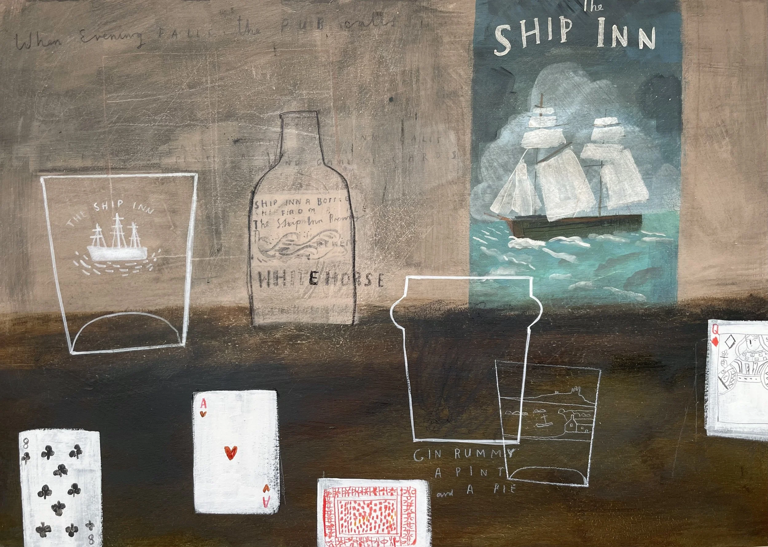 When Evening Falls . The Ship Inn Low Newton