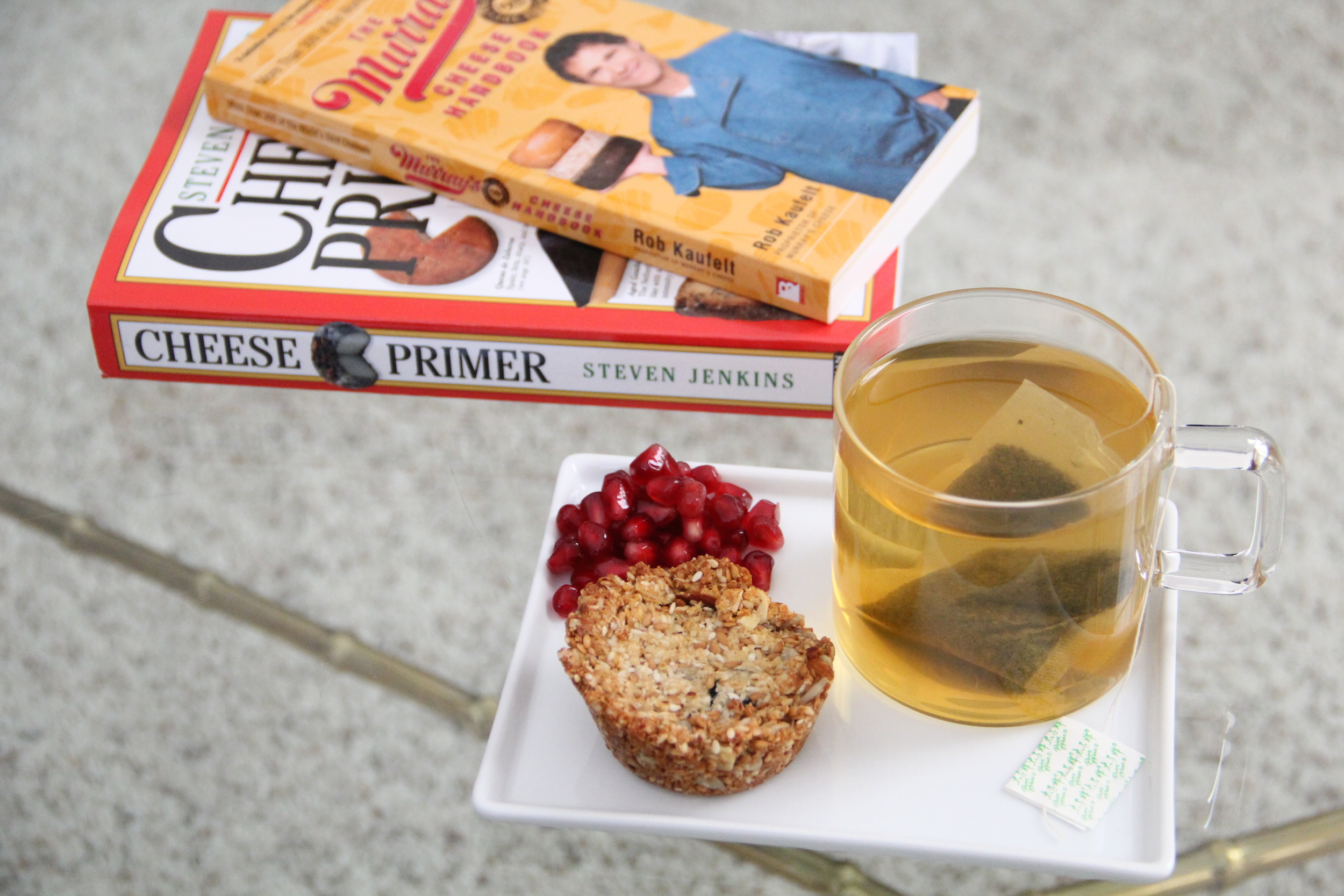 Favorite weekend morning activity - Breakfast and a little Cheese Reading
