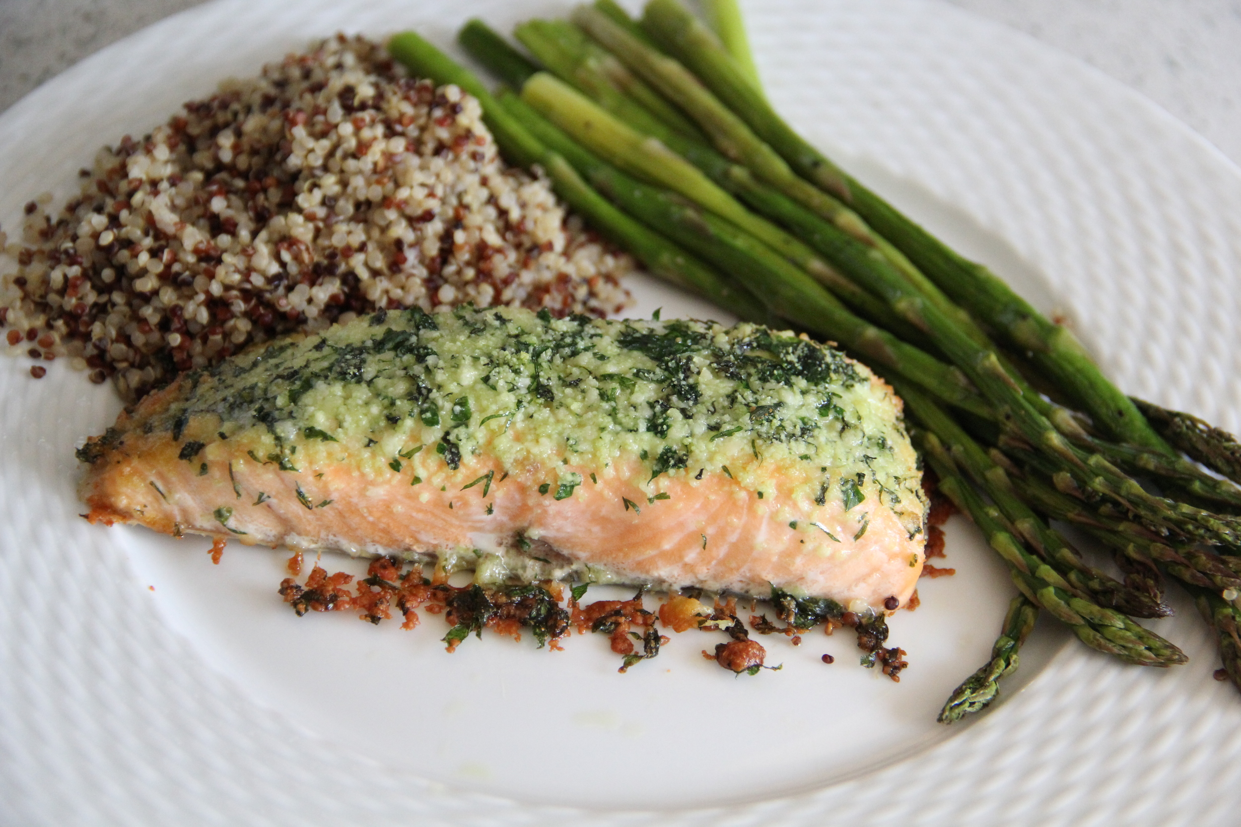 Parmesan & Herb Encrusted Salmon| Redefining Domestics.JPG