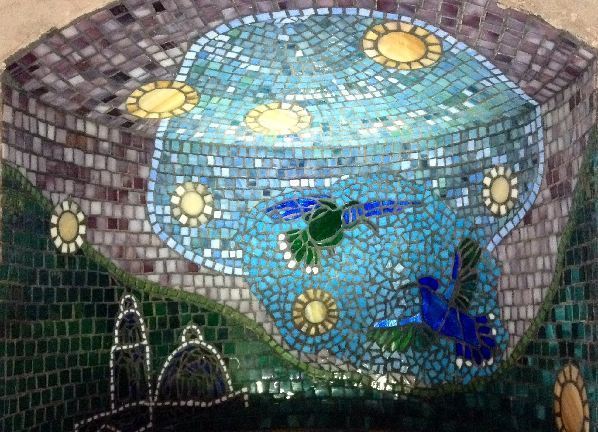 Glass Mosaic Niche