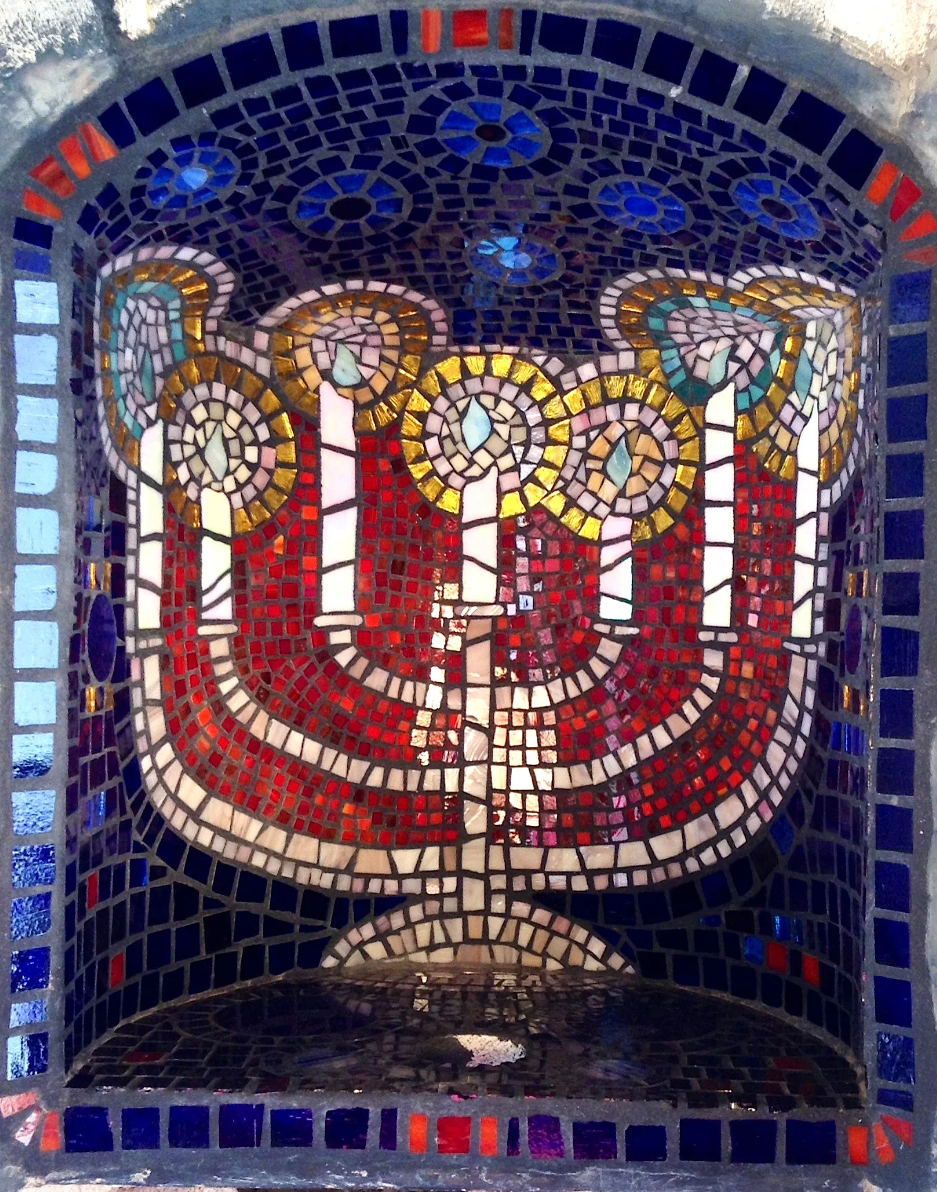 Glass Mosaic Niche