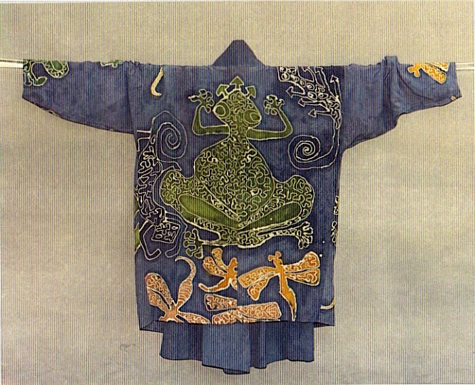 Frog and Dragonfly Kimono