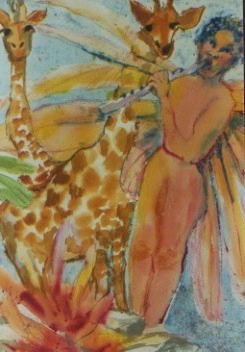 Angel and Giraffes