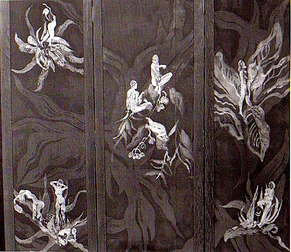 Screen of Garden Fairies