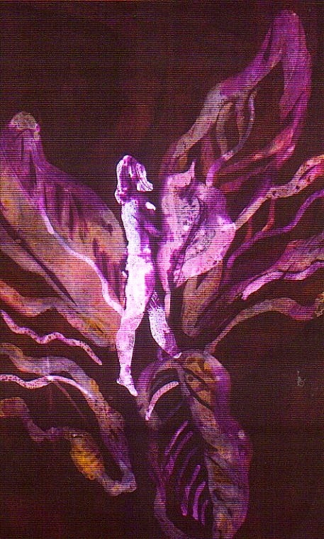 Silk floor screen