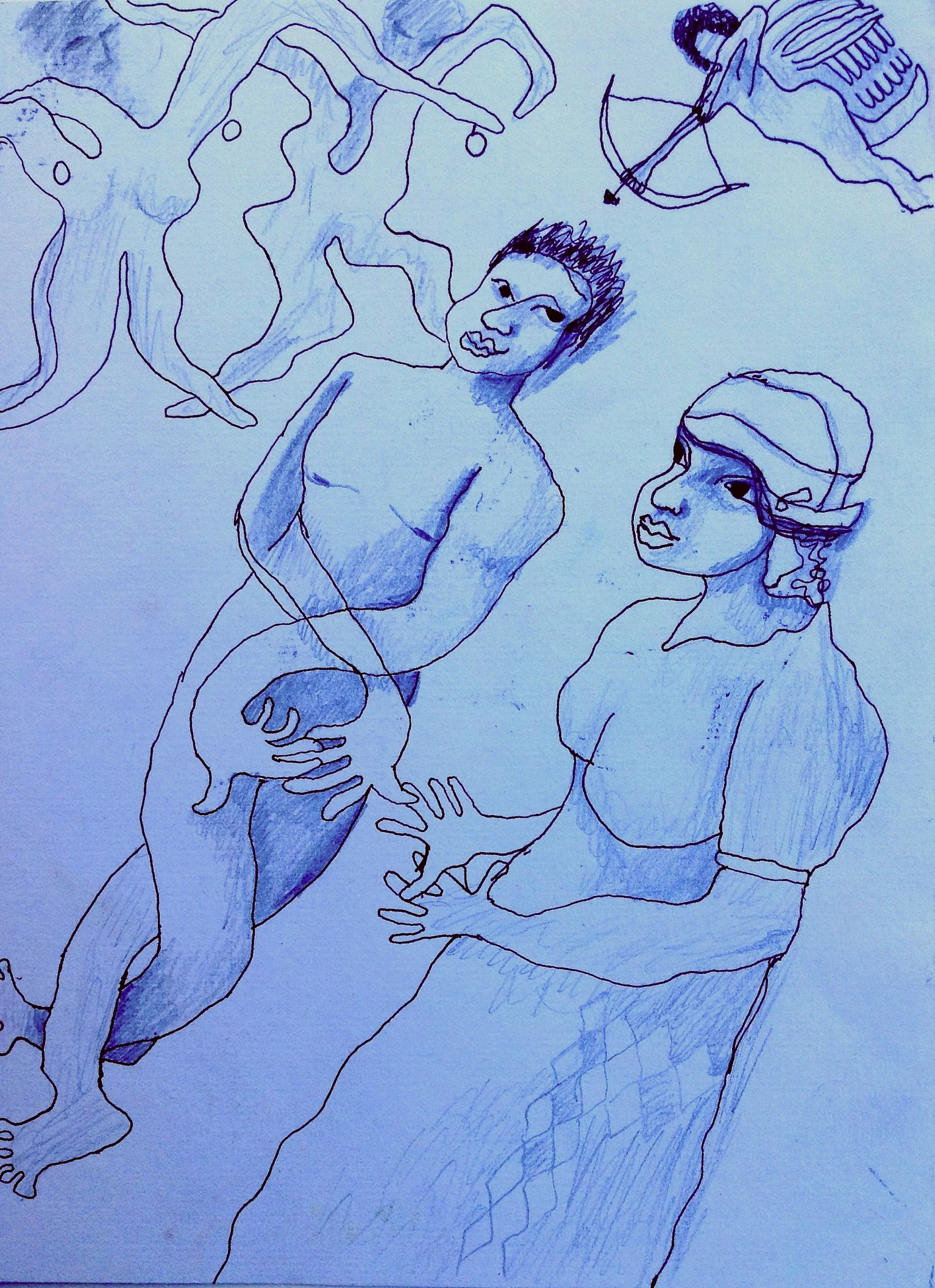 Courting in the Square (Plaza)