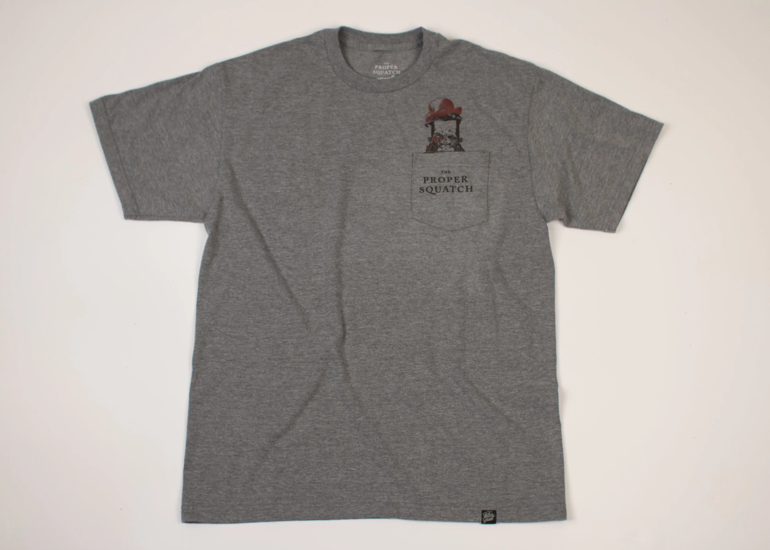 PS Gray Pocket Tee