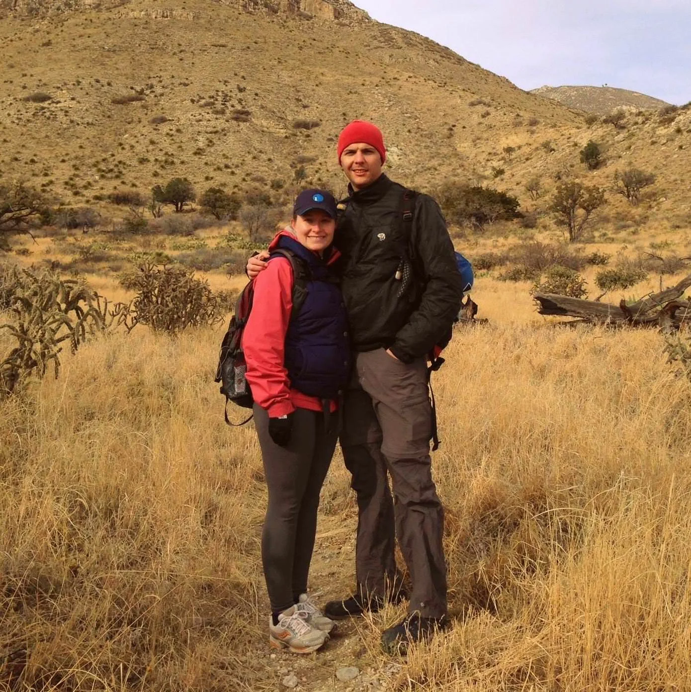 Ken and I on the Foothills Trail at GUMO