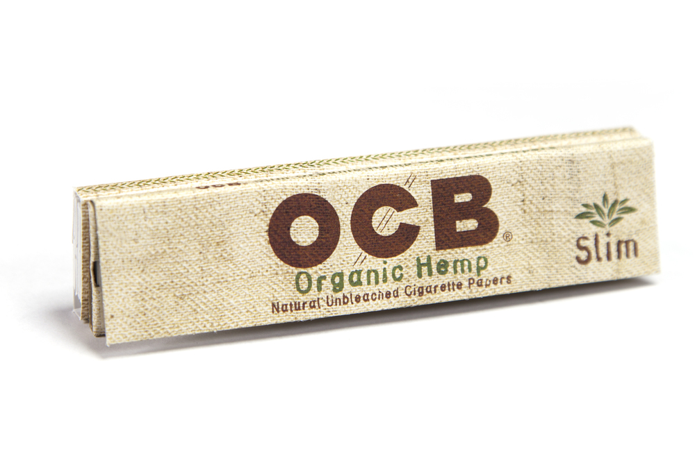 3 Packs Authentic OCB Organic Hemp King Size Slim Rolling Papers & Tips