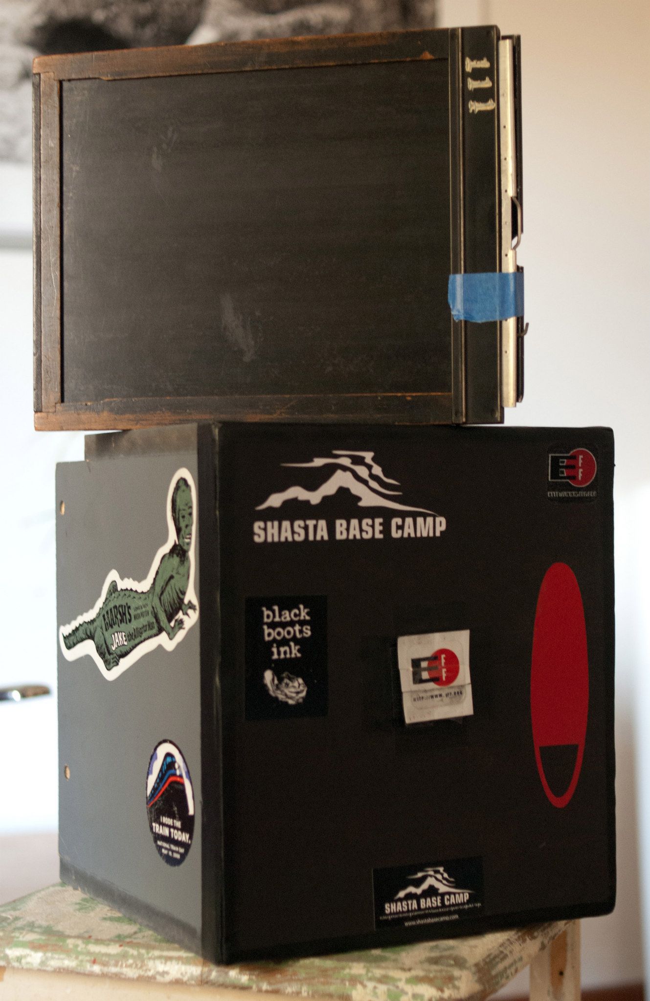8x10 pinhole camera.