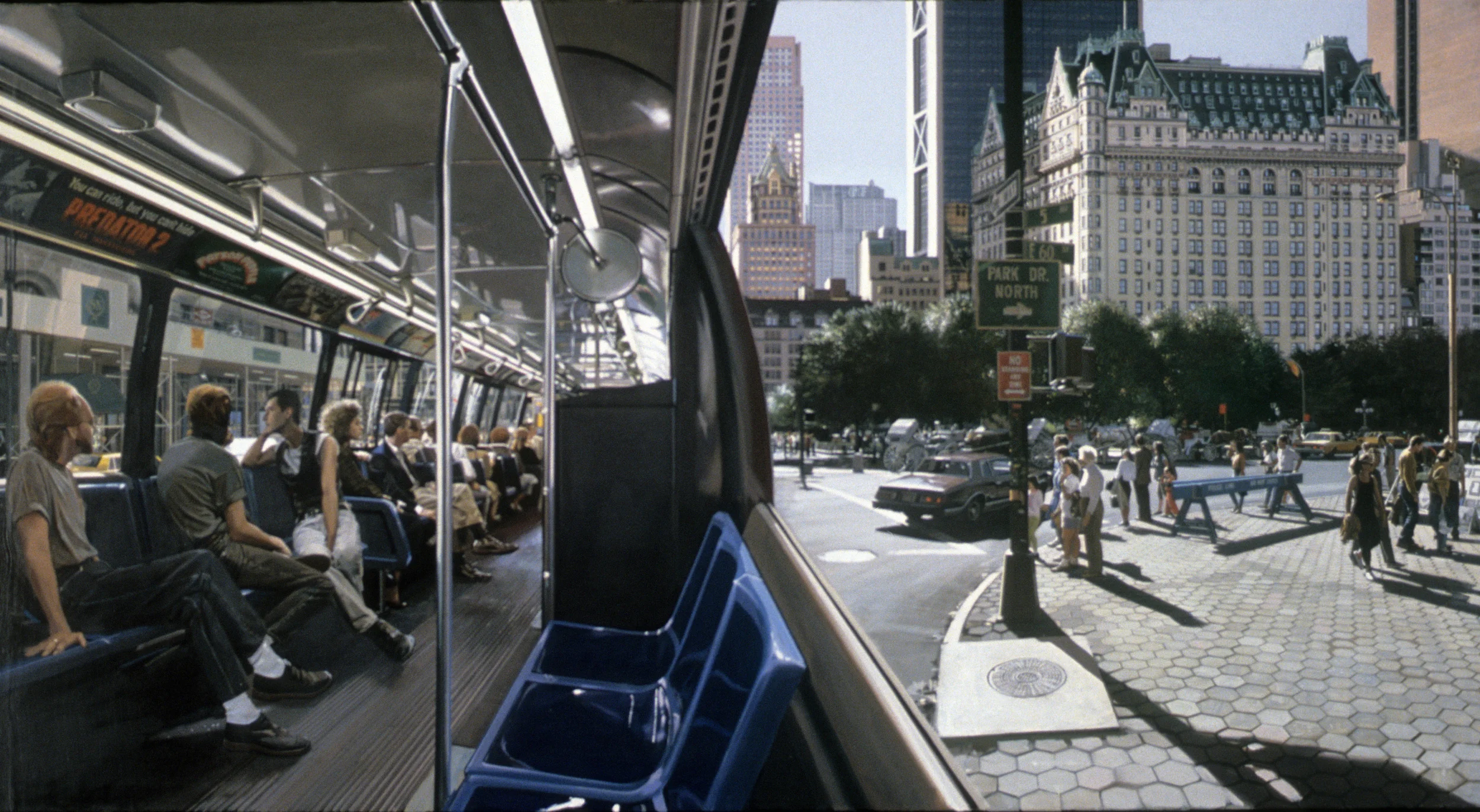 The Plaza , Richard Estes. Courtesy of Louis K. Meisel Gallery