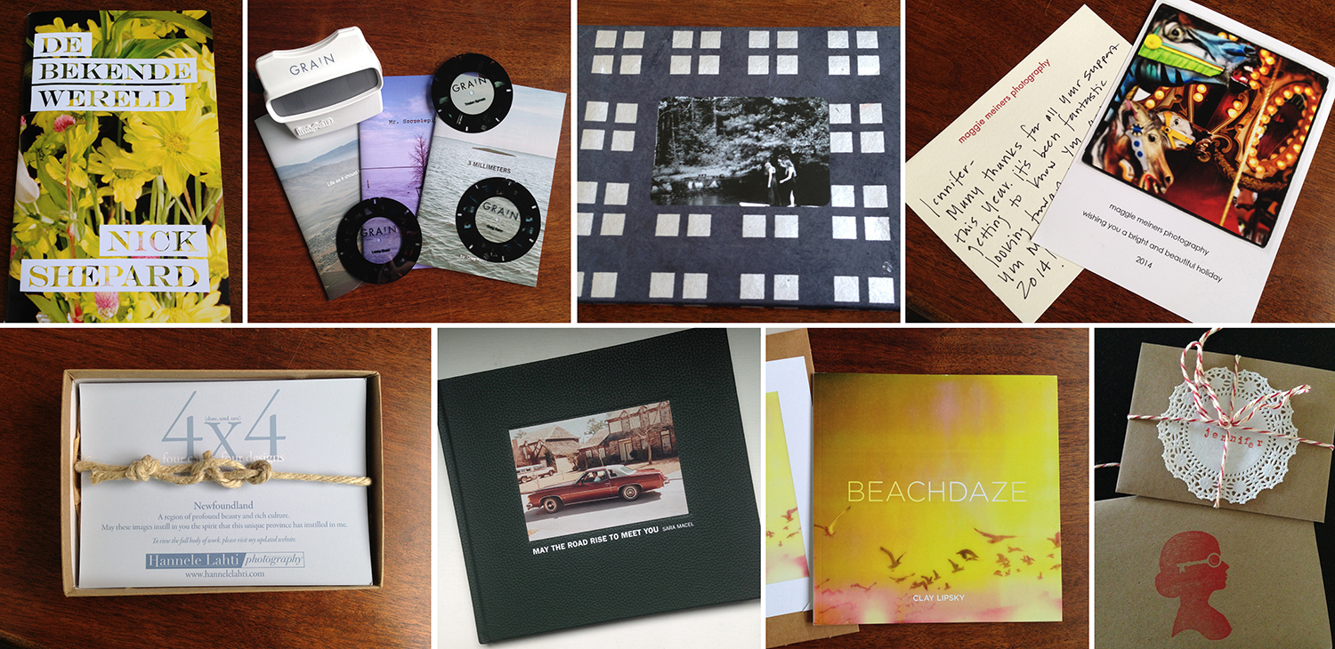 A sampling of artist promotional materials. 