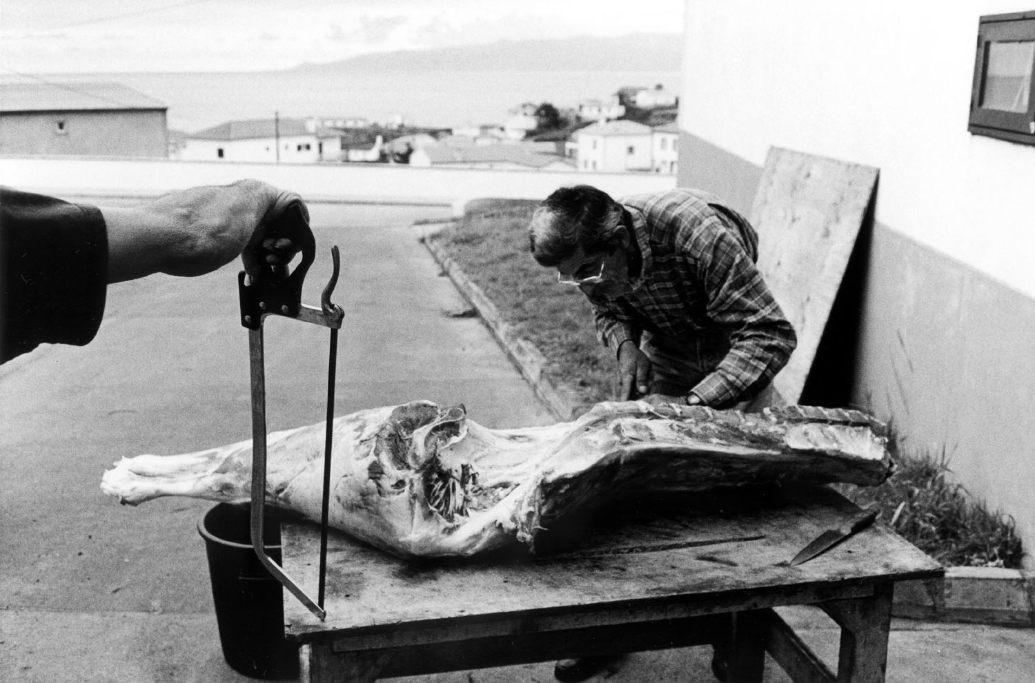Preparatin of the Meat for the Holy Spirit Soup, Island of Corvo, Azores, 2005 , Paulo Monteiro