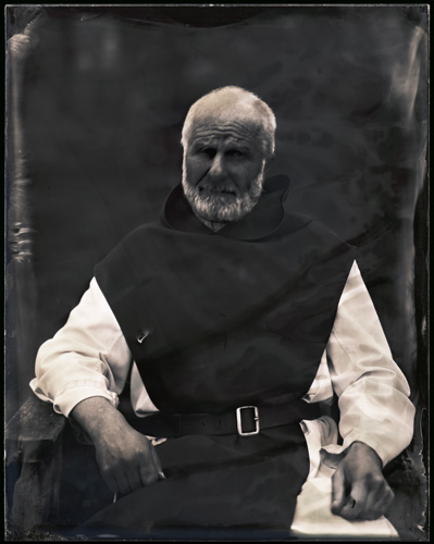 Martin , wet plate collidion, made with gazebo camera