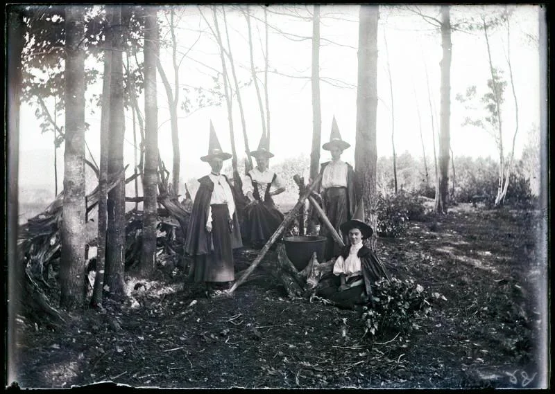 Witches, circa 1890