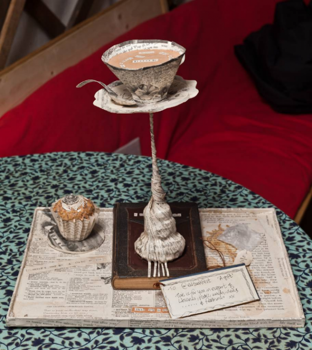 Tea, Cake and a Book found at the Edinburgh International Book Festival, August 2011