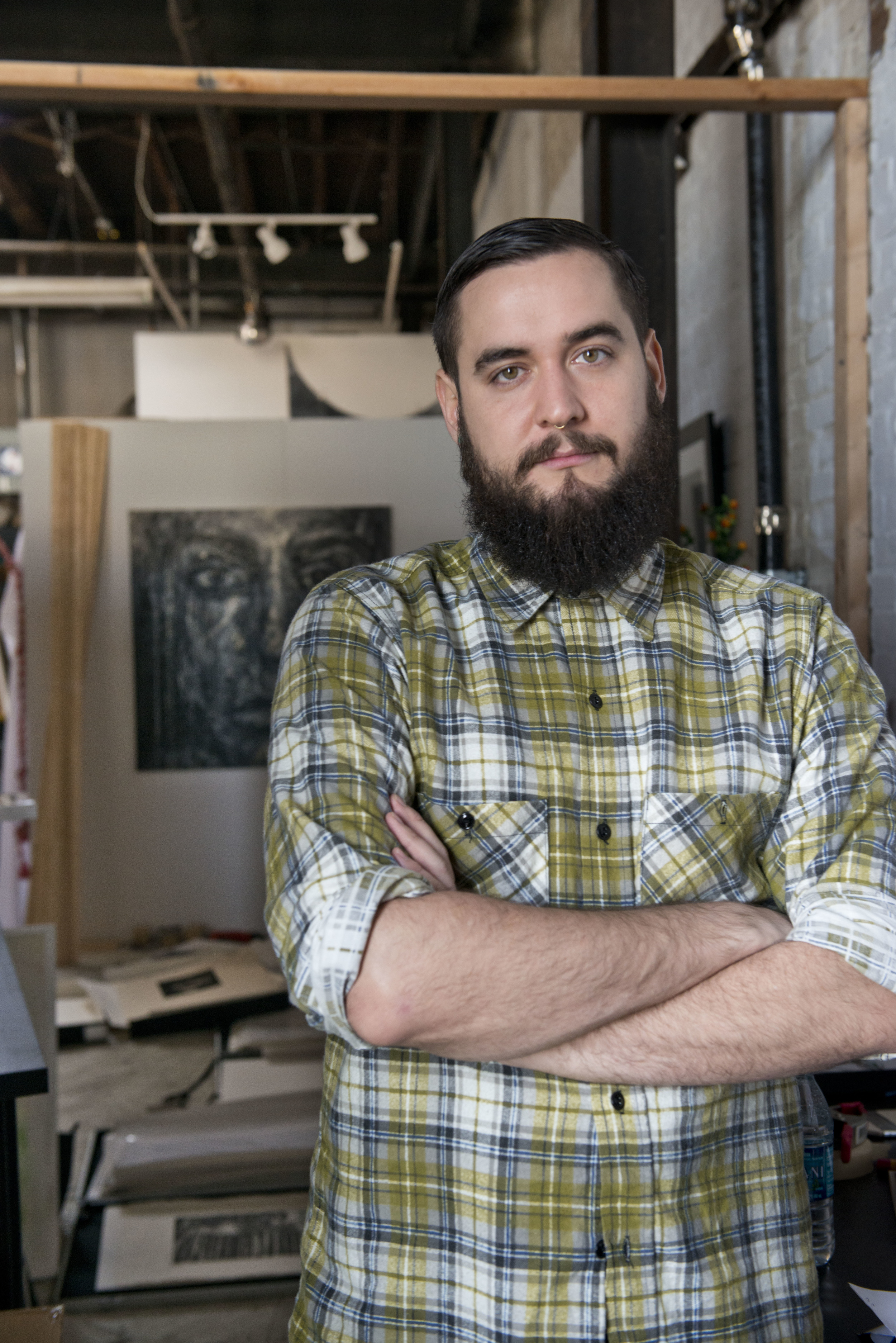Timothy Pakron in his studio . Photo: Kat Kiernan