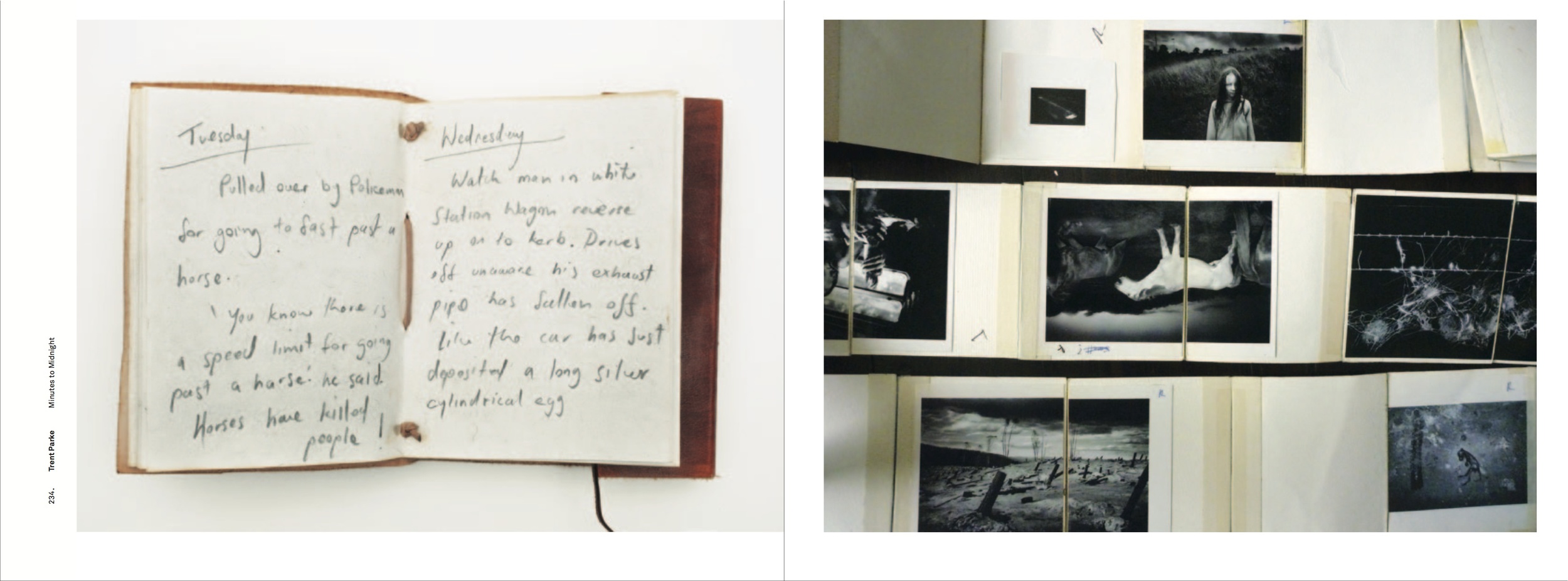 Trent Parke's sketchbook.