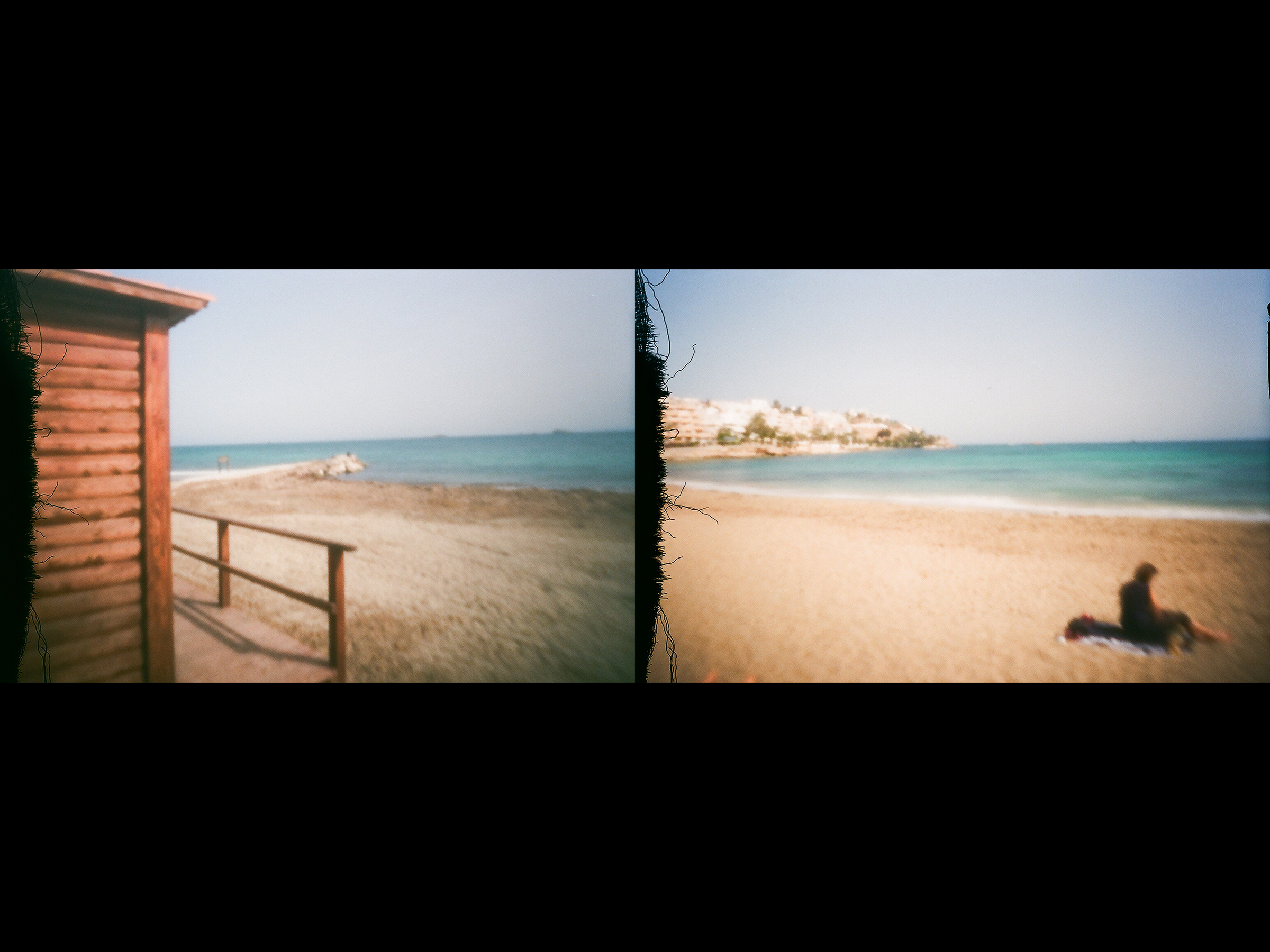 Photographs from 35mm pinhole camera.