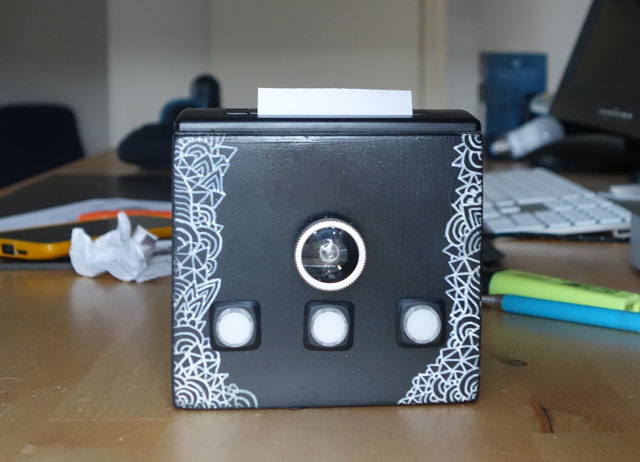 Thermal printer camera.