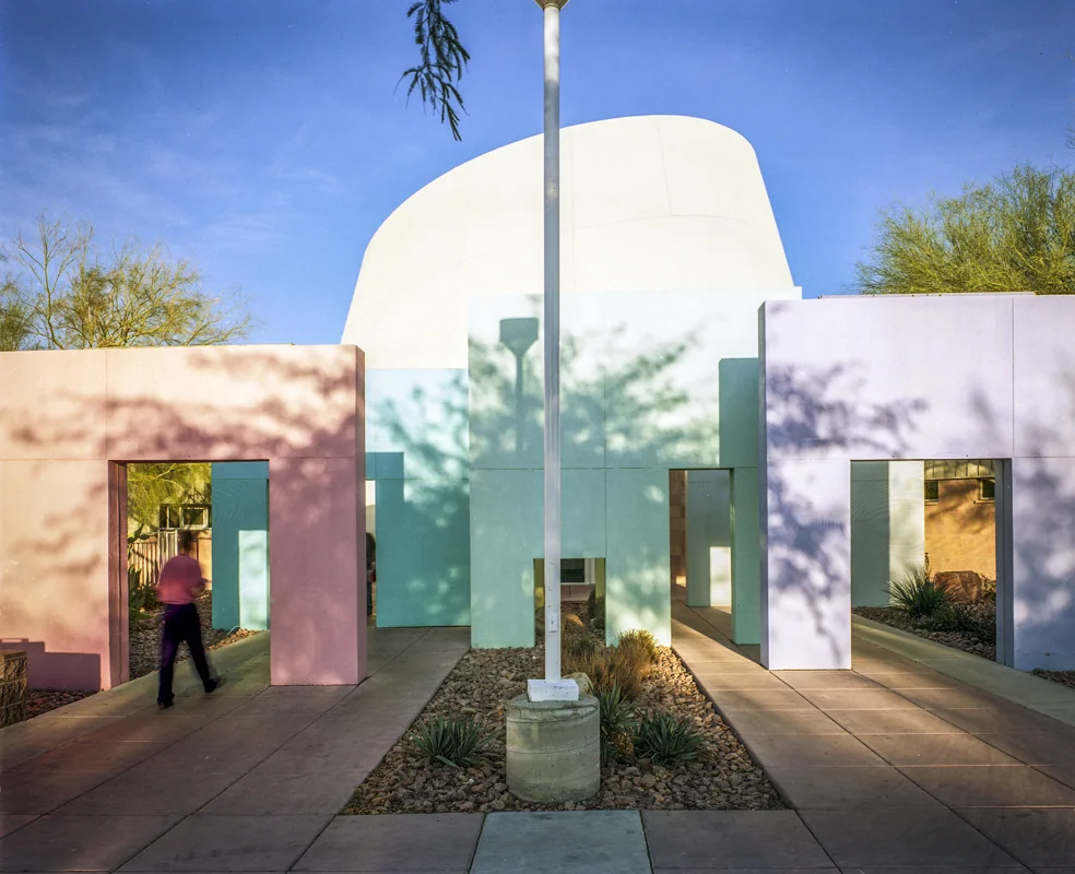 Entrance, Rainbow Branch Library, Las Vegas, NV . Photograph by Robert Dawson ©2012. Library of Congress Prints and Photographs Division