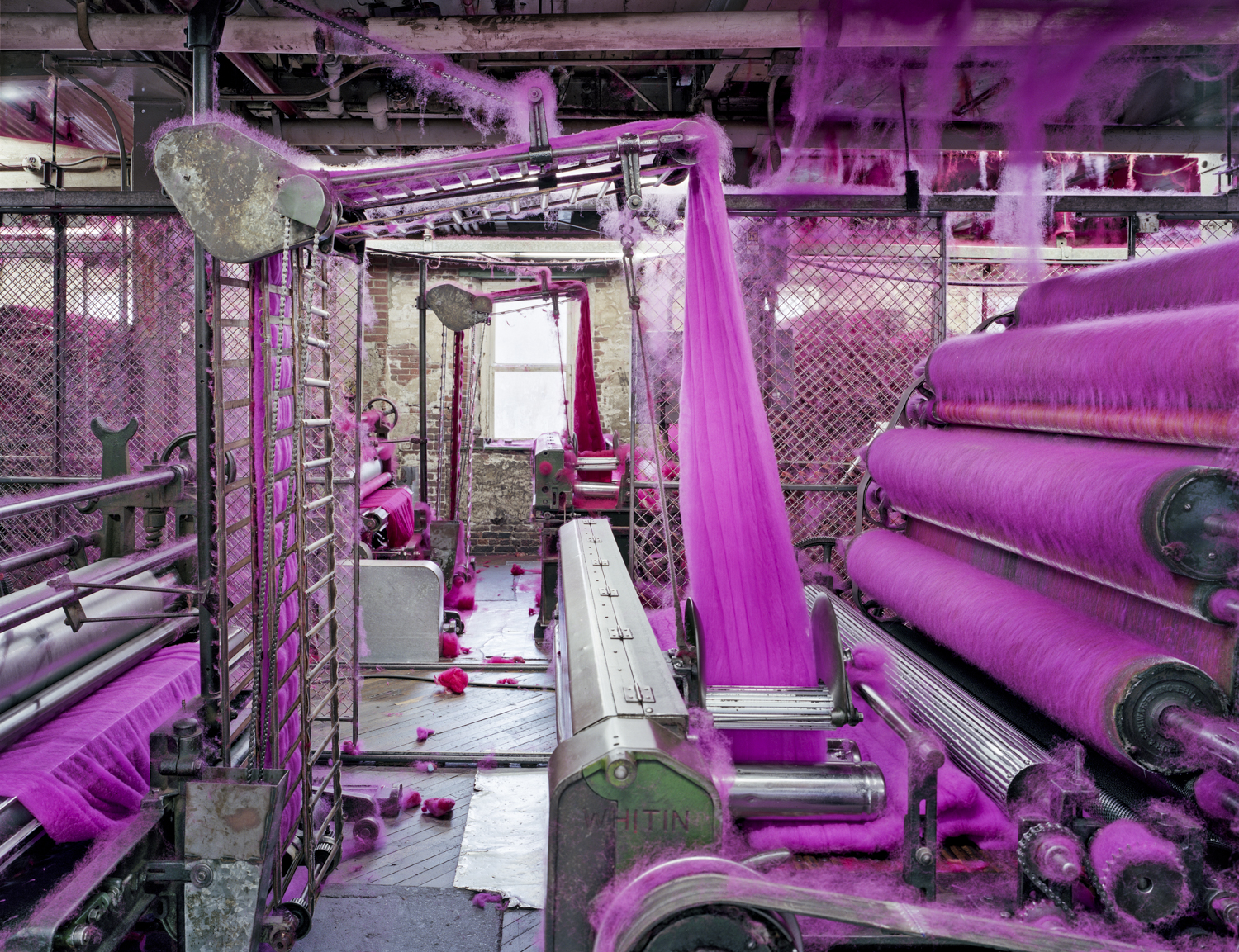 Wool Carders, S&D Spinning Mill, Millbury, Massachusetts, 2012 , Chris Payne