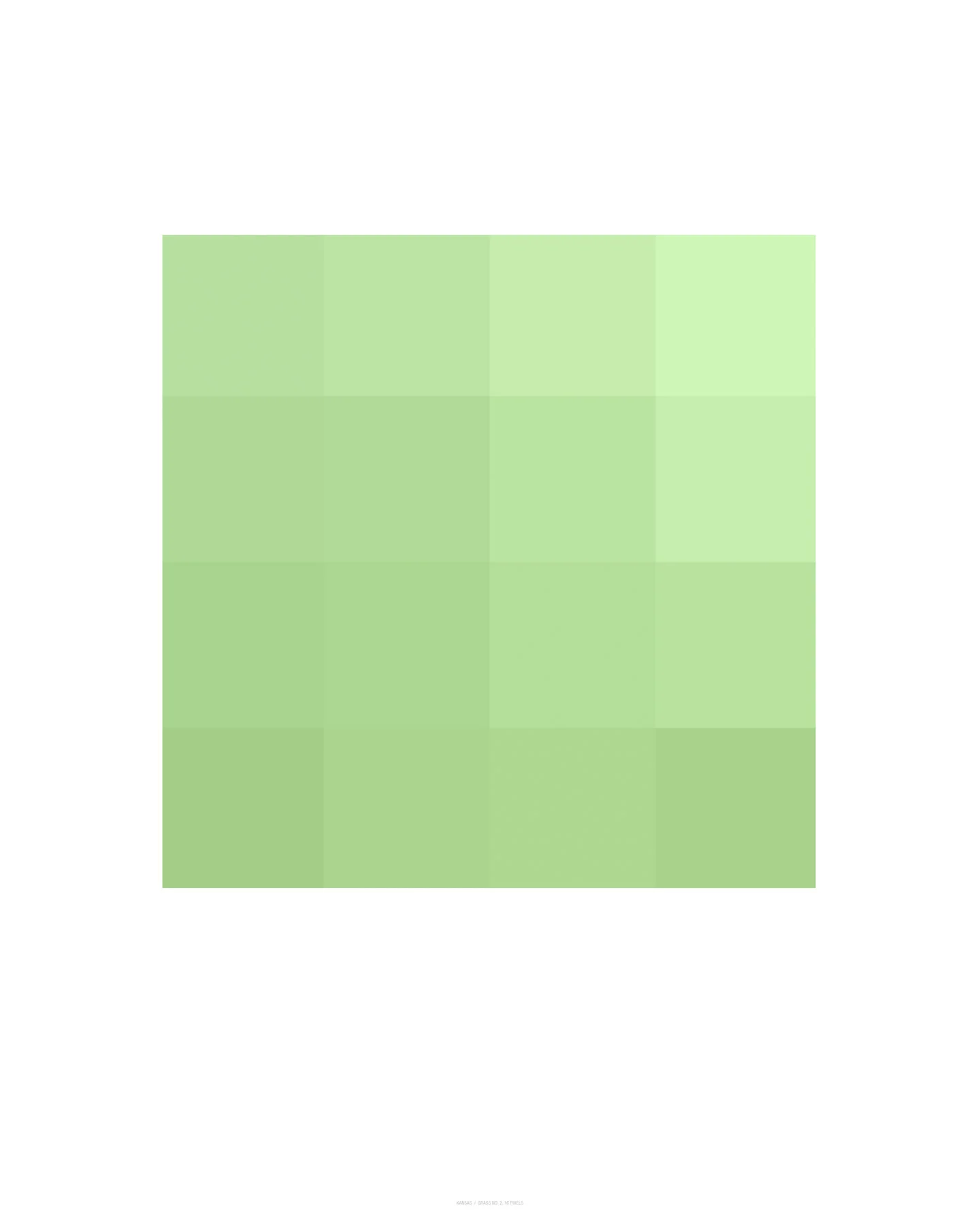 Grass No. 2, 16 Pixels