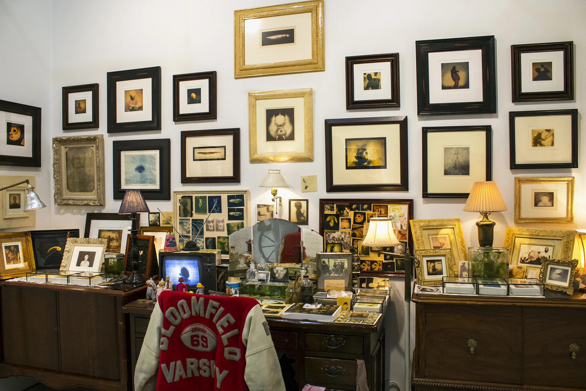 Every Boy’s Dream , (installed 2014 Outsider Art Fair). Courtesy of the artist John Brill and Kent Fine Art.