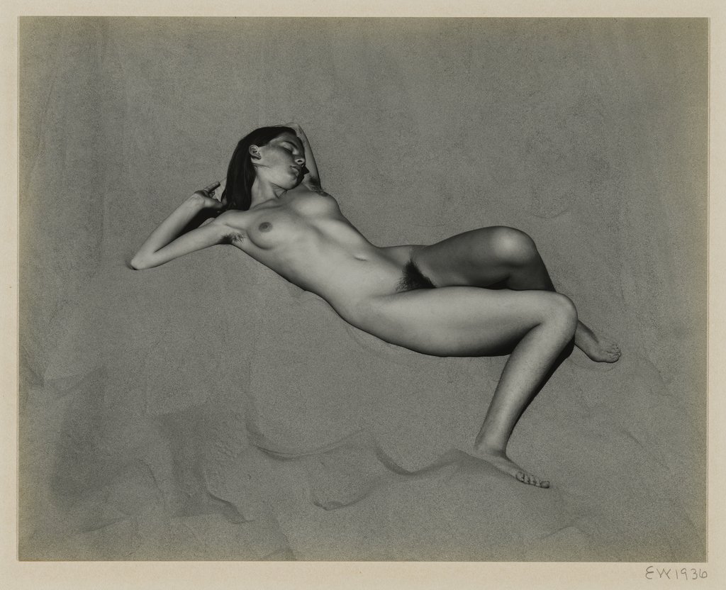 Edward Weston, Nude on Dune, 1936; collection SFMOMA, gift of Carla Emil and Rich Silverstein; © 1981 Center for Creative Photography, Arizona Board of Regents/Artist Rights Society (ARS), New York; photo: Katherine Du Tiel