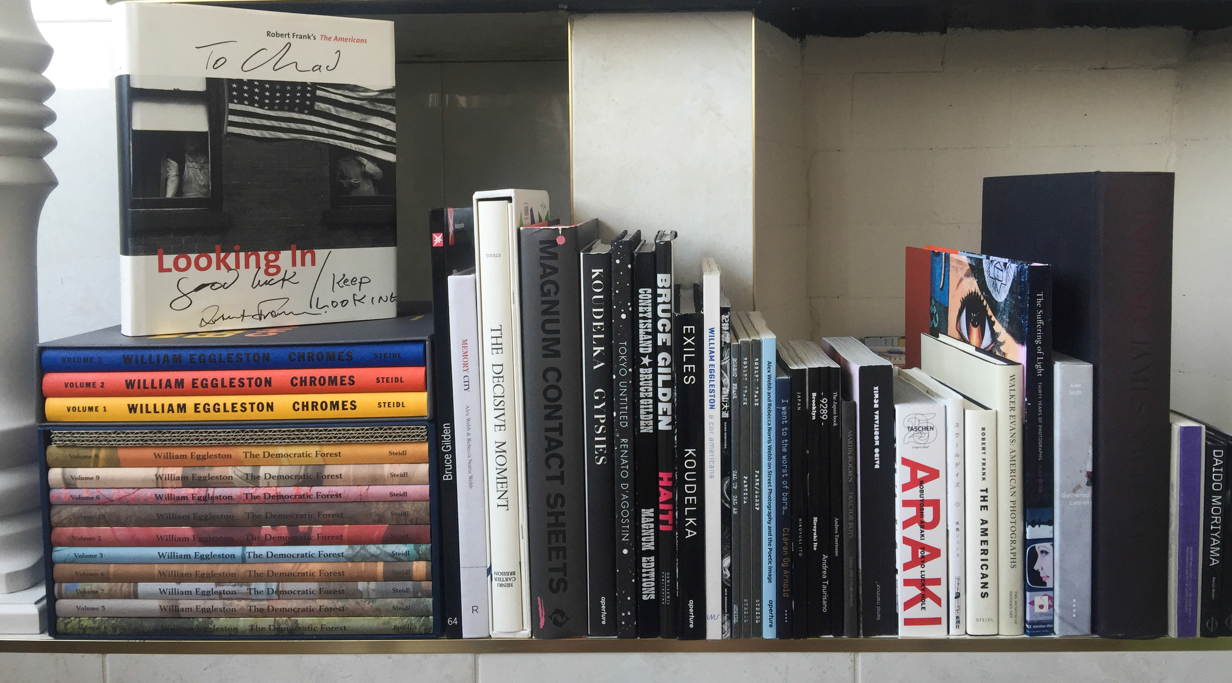 Chad Tobin 's documentary-focused photobook library.