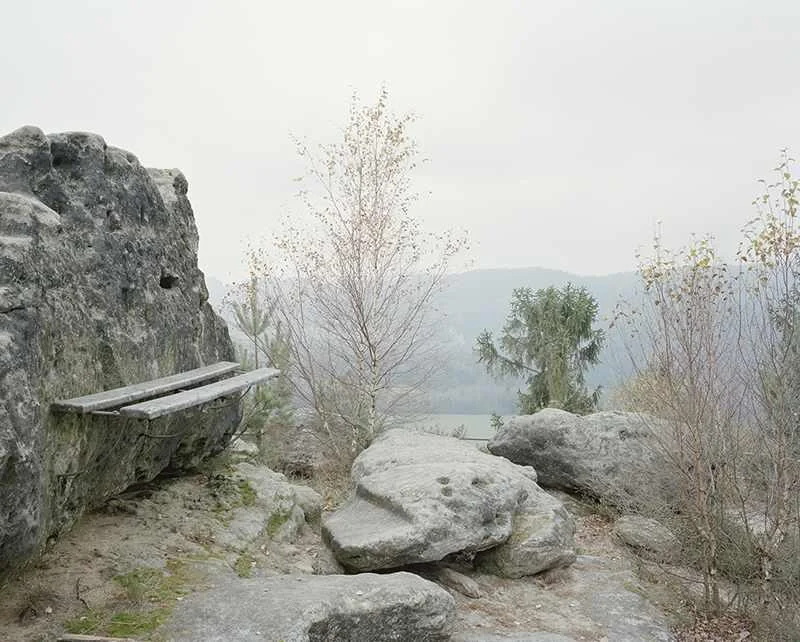 Kaiserkröne, (Sketched for The Wanderer above the Sea of Fog), Caspar David Friedrich Weg,Saxonian Switzerland, Germany