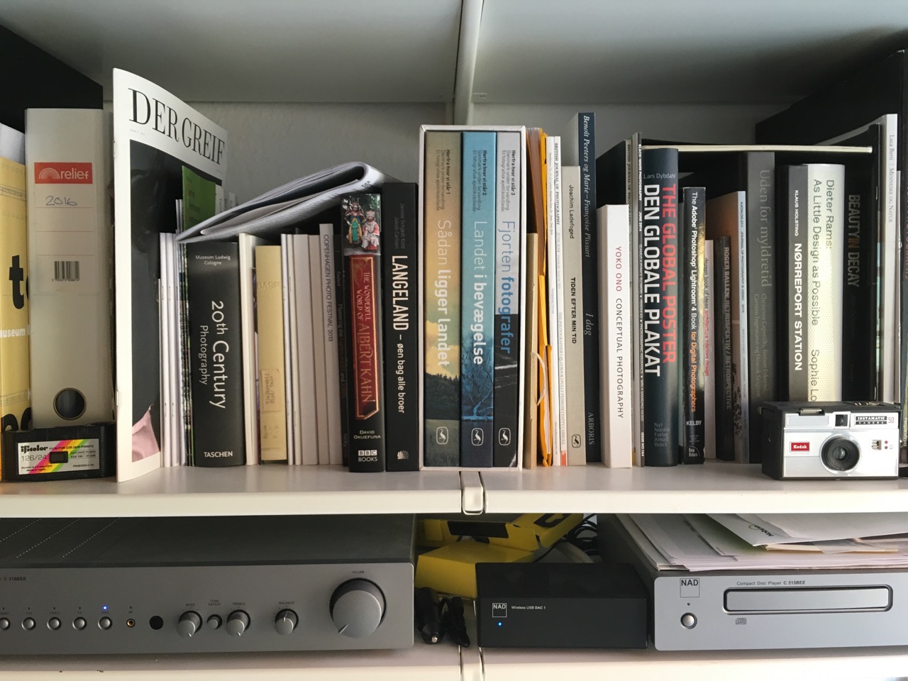 Helge Jørgensen 's delightfully Danish photobook library