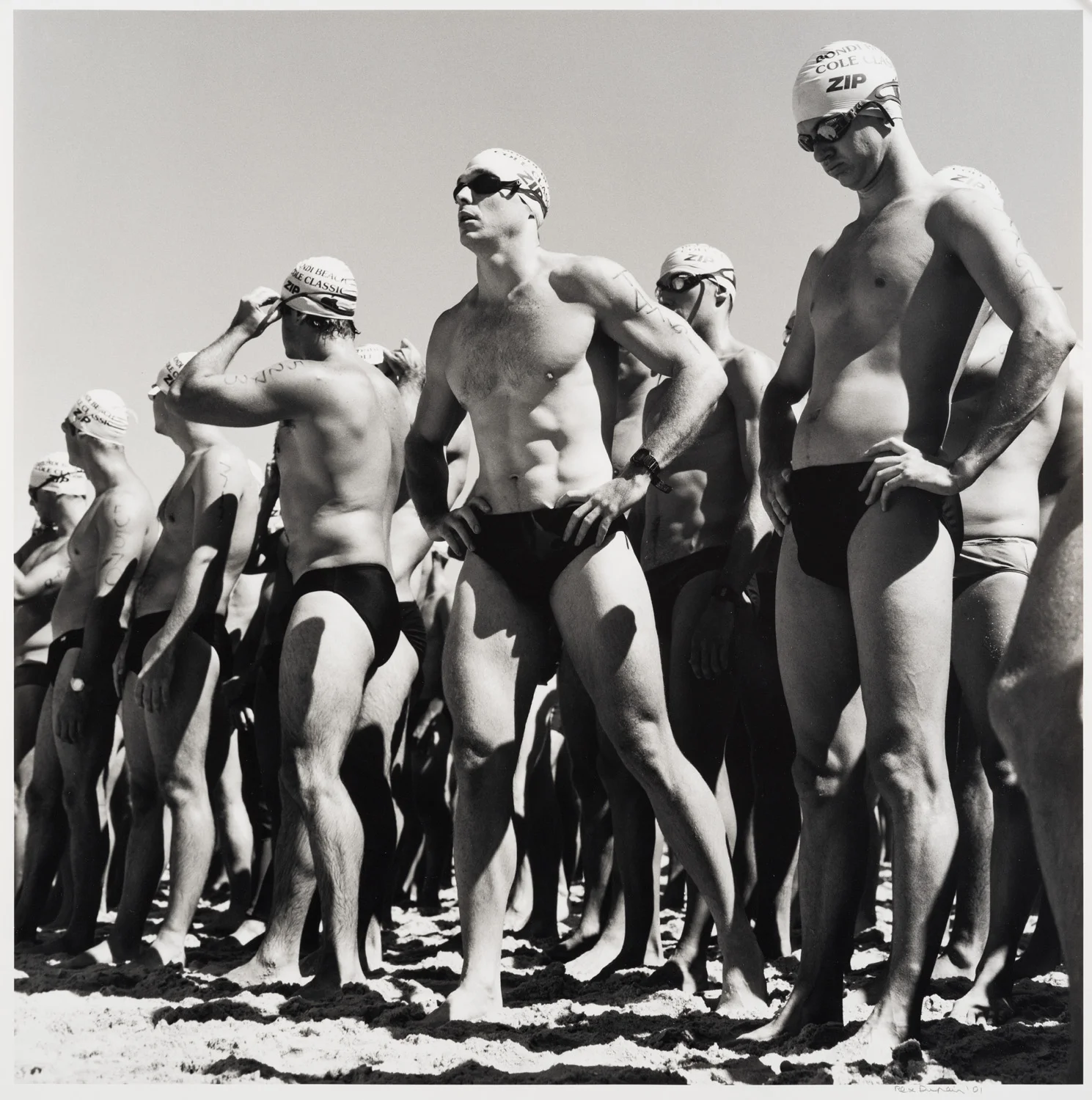 Rex Dupain, Surf Race, Bondi , 2001 © Rex Daupin, MOPA’s Peter and Olivia Farrell Australian Photography Collection